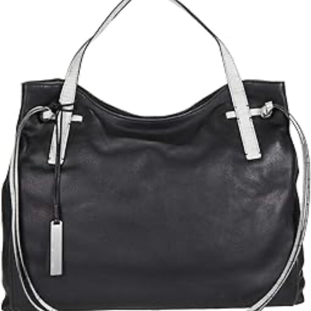Vince Camuto Elegant Structured Rilo Leather Shoulder Bag